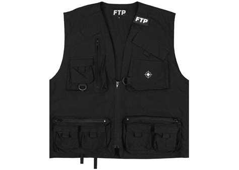 FTP Tactical Vest Black Men's .